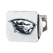 Fan Mats Oregon State Beavers Chrome Metal Hitch Cover With Chrome Metal 3D Emblem