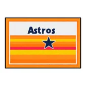 Fan Mats Houston Astros 4Ft. X 6Ft. Plush Area Rug