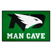 Fan Mats North Dakota Fighting Hawks Man Cave Starter Accent Rug - 19In. X 30In.