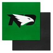 Fan Mats North Dakota Fighting Hawks Team Carpet Tiles - 45 Sq Ft.