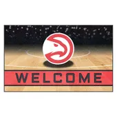 Fan Mats Atlanta Hawks Rubber Door Mat - 18In. X 30In.