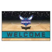 Fan Mats Charlotte Hornets Rubber Door Mat - 18In. X 30In.