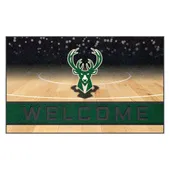 Fan Mats Milwaukee Bucks Rubber Door Mat - 18In. X 30In.