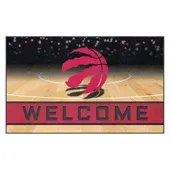 Fan Mats Toronto Raptors Rubber Door Mat - 18In. X 30In.