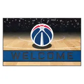 Fan Mats Washington Wizards Rubber Door Mat - 18In. X 30In.