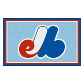 Fan Mats Montreal Expos 4Ft. X 6Ft. Plush Area Rug