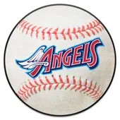 Fan Mats Anaheim Angels Baseball Rug - 27In. Diameter