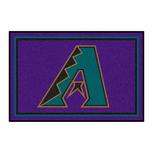 Fan Mats Arizona Diamondbacks 4Ft. X 6Ft. Plush Area Rug - Fan Gear