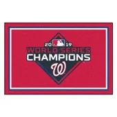 Fan Mats Washington Nationals 5Ft. X 8 Ft. Plush Area Rug