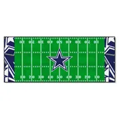 Fan Mats Dallas Cowboys Football Field Runner Mat - 30In. X 72In. Xfit Design