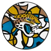 Fan Mats Jacksonville Jaguars Roundel Rug - 27In. Diameter Xfit Design