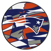 Fan Mats New England Patriots Roundel Rug - 27In. Diameter Xfit Design