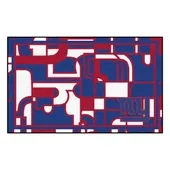 Fan Mats New York Giants 4Ft. X 6Ft. Plush Area Rug Xfit Design