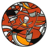 Fan Mats Tampa Bay Buccaneers Roundel Rug - 27In. Diameter Xfit Design