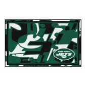 Fan Mats New York Jets 4Ft. X 6Ft. Plush Area Rug Xfit Design