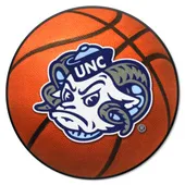 Fan Mats North Carolina Tar Heels Basketball Rug - 27In. Diameter