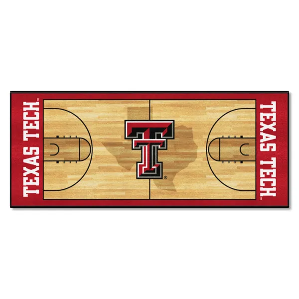 Fan Mats Texas Tech Red Raiders Court Runner Rug - 30In. X 72In.