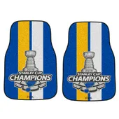 Fan Mats St. Louis Blues Carpet Car Mat Set - 2 Pieces