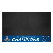 Fan Mats St. Louis Blues Vinyl Grill Mat - 26In. X 42In.