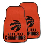 Fan Mats Toronto Raptors Carpet Car Mat Set - 2 Pieces