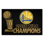 Fan Mats Golden State Warriors 2018 World Series Champions Starter Accent Rug - 19In. X 30In.