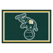 Fan Mats Oakland Athletics 5Ft. X 8 Ft. Plush Area Rug