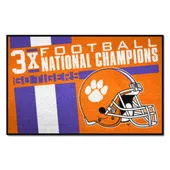 Fan Mats Clemson Tigers Dynasty Starter Accent Rug - 19In. X 30In.