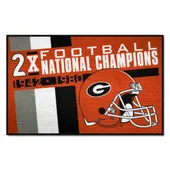 Fan Mats Georgia Bulldogs Dynasty Starter Accent Rug - 19In. X 30In.