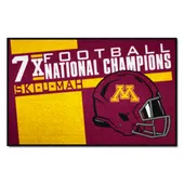 Fan Mats Minnesota Golden Gophers Dynasty Starter Accent Rug - 19In. X 30In.