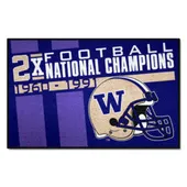 Fan Mats Washington Huskies Dynasty Starter Accent Rug - 19In. X 30In.