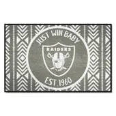 Fan Mats Las Vegas Raiders Southern Style Starter Accent Rug - 19In. X 30In.