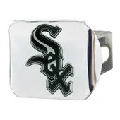 Fan Mats Chicago White Sox Chrome Metal Hitch Cover With Chrome Metal 3D Emblem