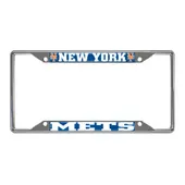 Fan Mats New York Mets Metal License Plate Frame