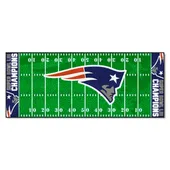 Fan Mats New England Patriots Field Runner Mat - 30In. X 72In.