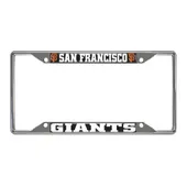 Fan Mats San Francisco Giants Metal License Plate Frame