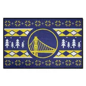 Fan Mats Golden State Warriors Holiday Sweater Starter Accent Rug - 19In. X 30In.