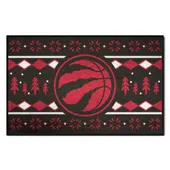 Fan Mats Toronto Raptors Holiday Sweater Starter Accent Rug - 19In. X 30In.