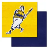 Fan Mats Milwaukee Brewers Team Carpet Tiles - 45 Sq Ft.