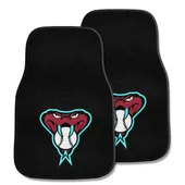 Fan Mats Arizona Diamondbacks Carpet Car Mat Set - 2 Pieces