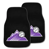 Fan Mats Colorado Rockies Carpet Car Mat Set - 2 Pieces