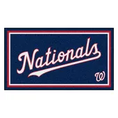 Fan Mats Washington Nationals 3Ft. X 5Ft. Plush Area Rug