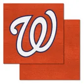 Fan Mats Washington Nationals Team Carpet Tiles - 45 Sq Ft.