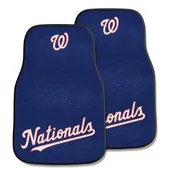 Fan Mats Washington Nationals Carpet Car Mat Set - 2 Pieces