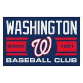 Fan Mats Washington Nationals Starter Accent Rug - 19In. X 30In. Uniform Design