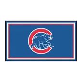 Fan Mats Chicago Cubs 3Ft. X 5Ft. Plush Area Rug