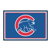 Fan Mats Chicago Cubs 5Ft. X 8 Ft. Plush Area Rug