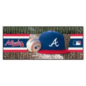 Fan Mats Atlanta Braves Baseball Runner Rug - 30In. X 72In.