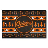 Fan Mats Baltimore Orioles Holiday Sweater Starter Accent Rug - 19In. X 30In.