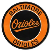 Fan Mats Baltimore Orioles Roundel Rug - 27In. Diameter