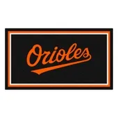 Fan Mats Baltimore Orioles 3Ft. X 5Ft. Plush Area Rug